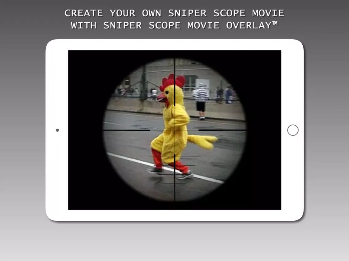 Sniper Scope Movie Overlay™ iPad  Screenshots