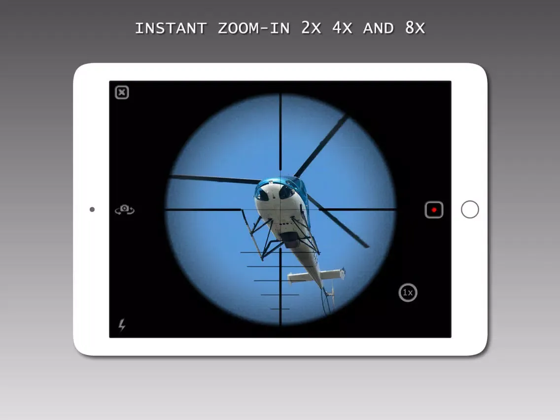 Sniper Scope Movie Overlay™ iPad  Screenshots