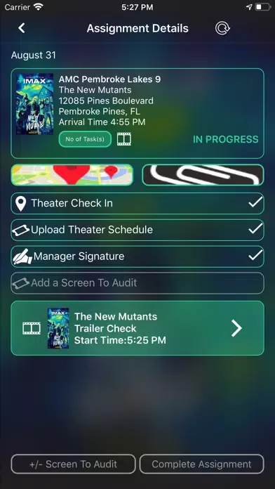Screenshot di movieMEASURE
