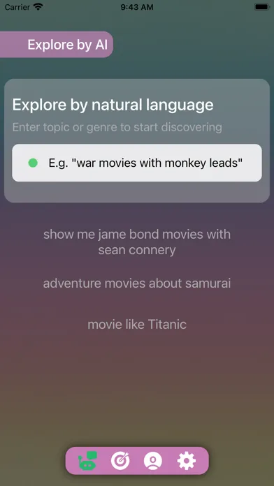 Zrzuty ekranu Movies2Watch -Suggestion by AI