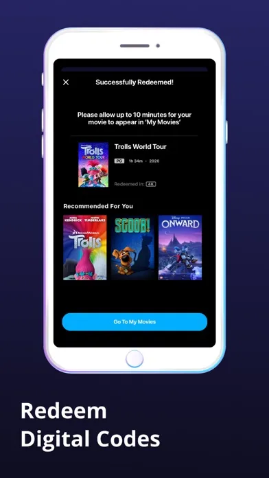 Tangkapan skrin Movies Anywhere