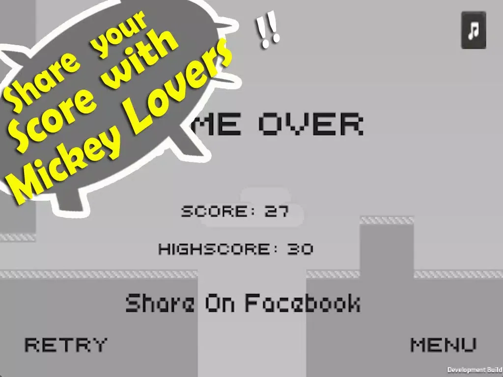 Tangkapan skrin Mickey Runner iPad 