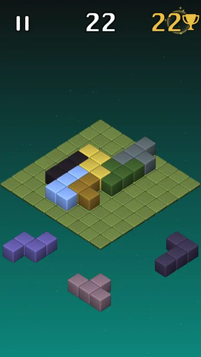 Zrzuty ekranu Block Drop - 3d Cubes Puzzle