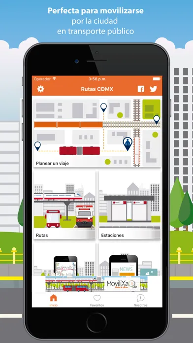 Zrzuty ekranu Rutas CDMX
