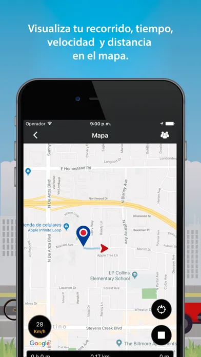 Velocímetro GPS Ekran Görüntüleri