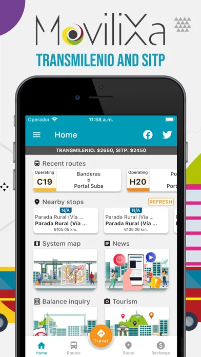 Screenshot di TransmiSitp MoviliXa