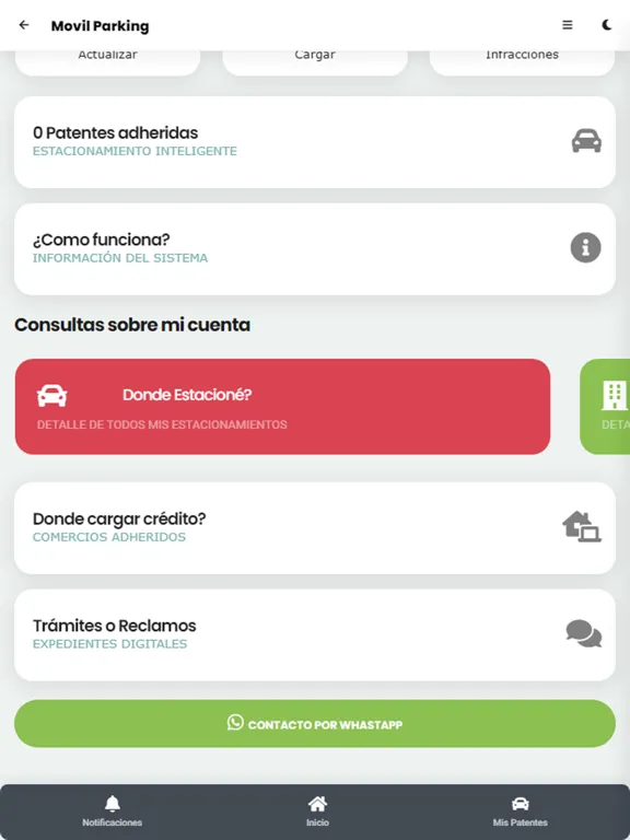 ภาพหน้าจอของ MovilParking Gualeguay iPad 