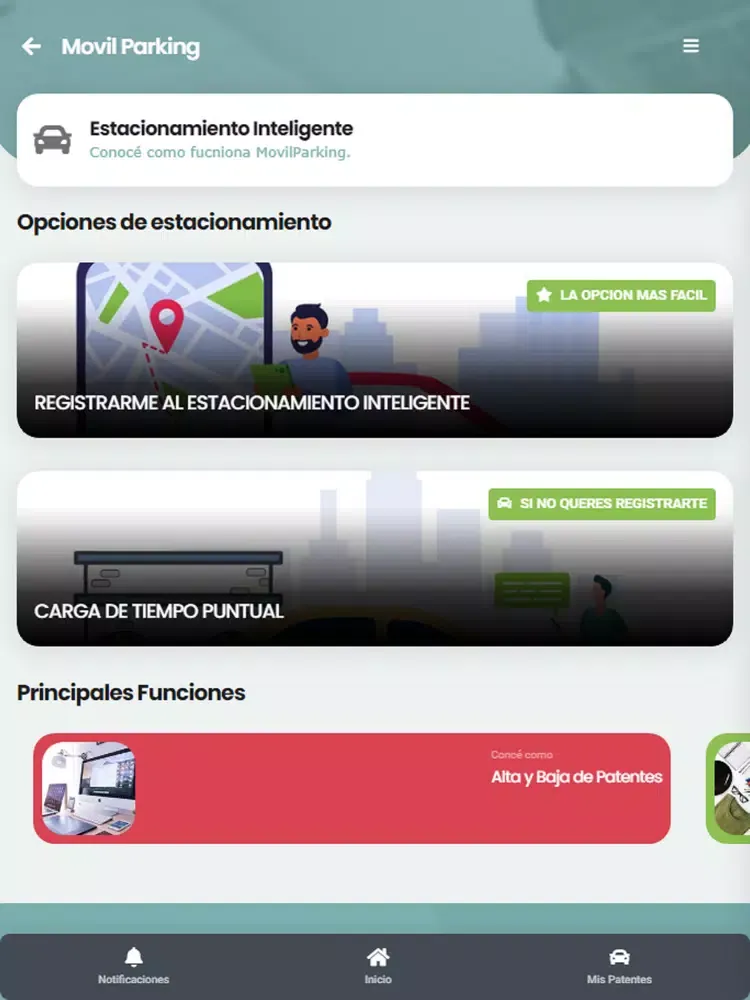 Скриншоты MovilParking Nogoya iPad 