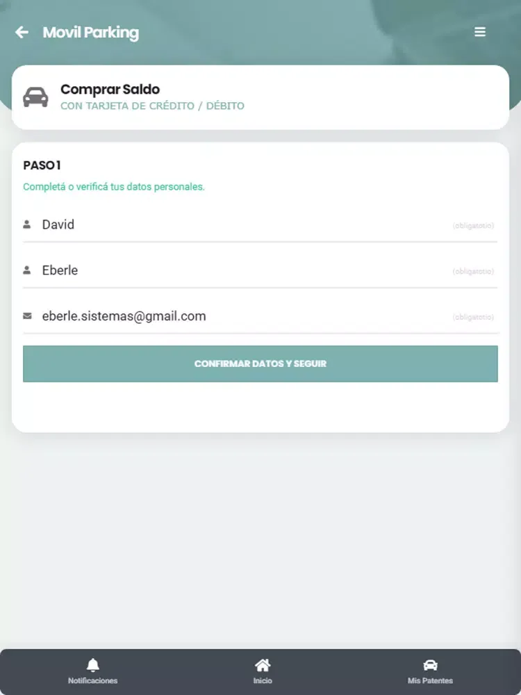 Скриншоты MovilParking Nogoya iPad 
