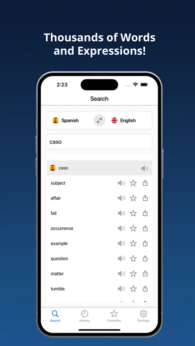 Tangkapan layar English Spanish Dictionary +