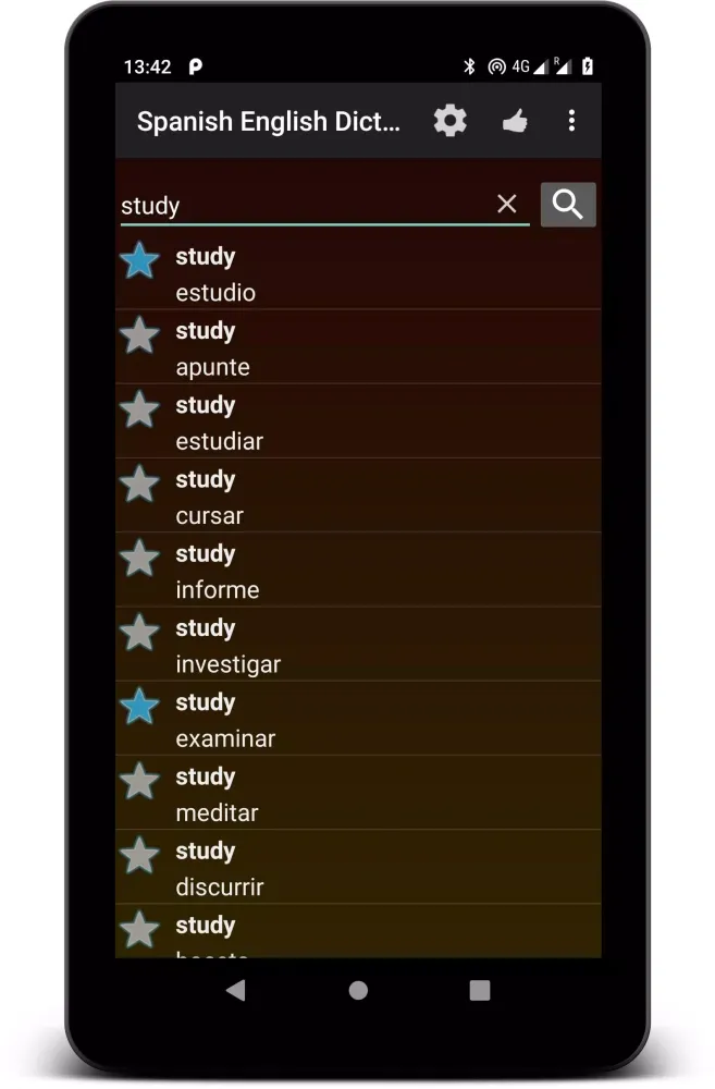 Spanish English Dictionary OFF Screenshots