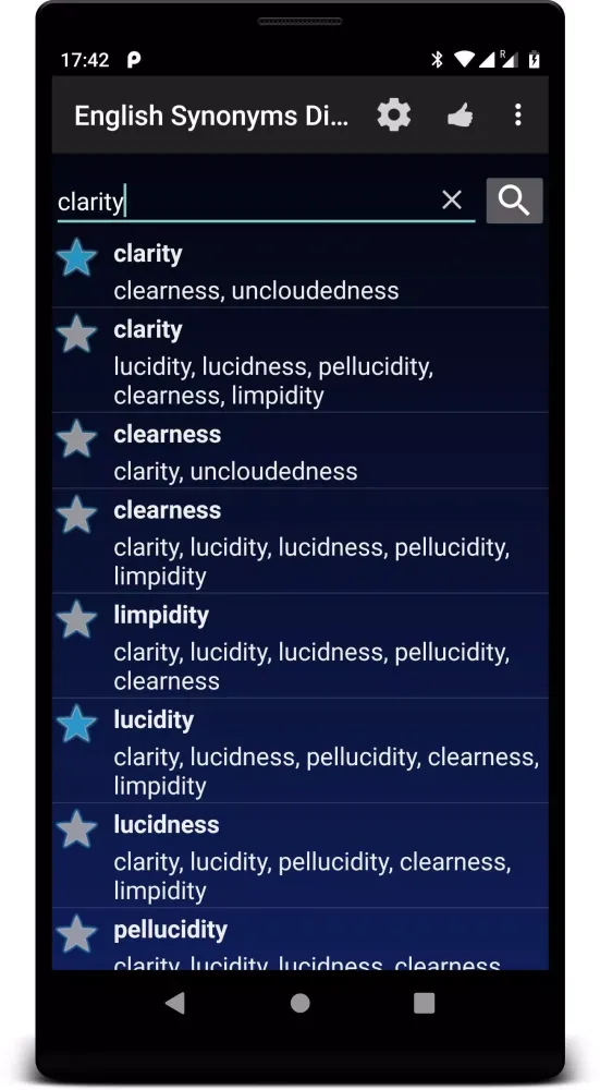 English Synonyms Dictionary fo应用截图