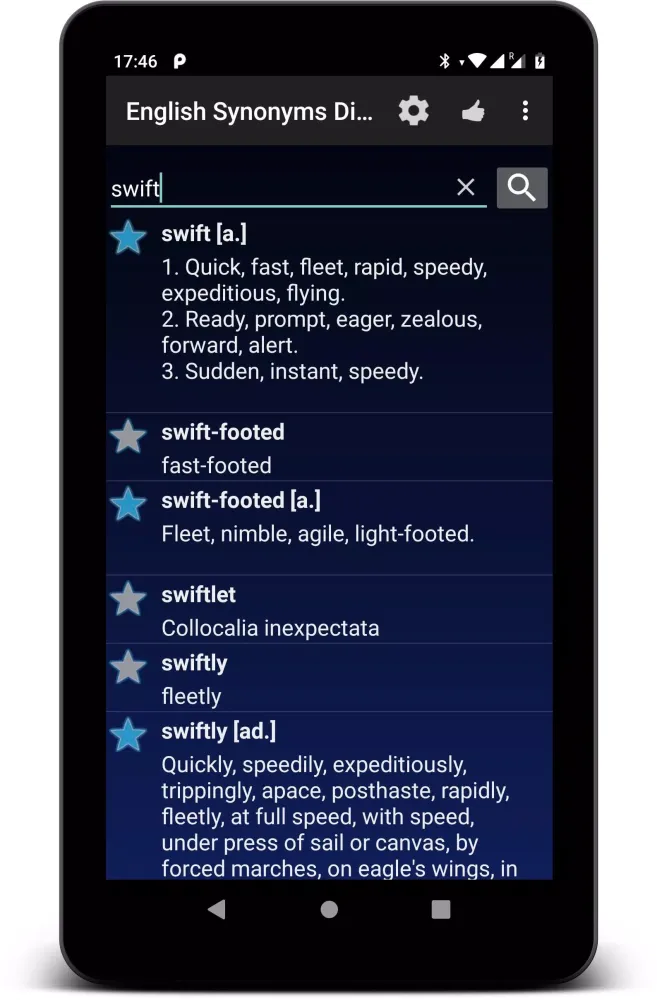 English Synonyms Dictionary fo应用截图