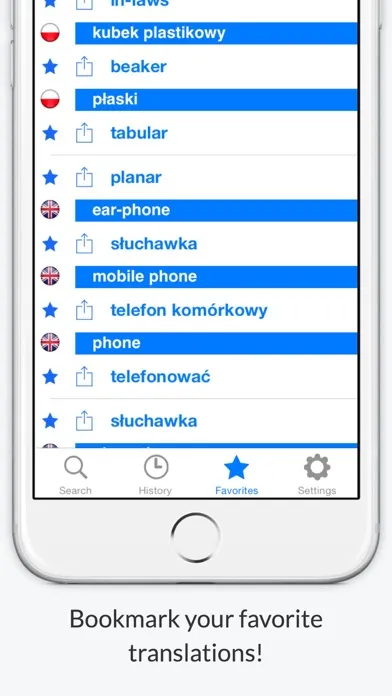 Offline English Polish Dictionary (Słownik) سکرین شاٹس