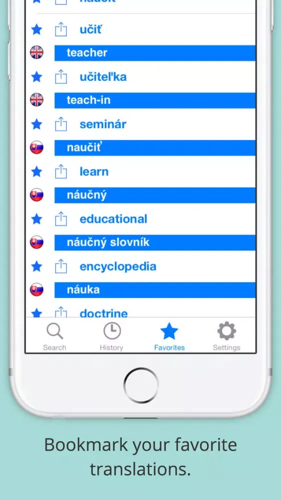 ภาพหน้าจอของ Offline English Slovak Dictionary with Voice
