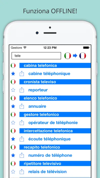 Скриншоты Offline French Italian Dictionary
