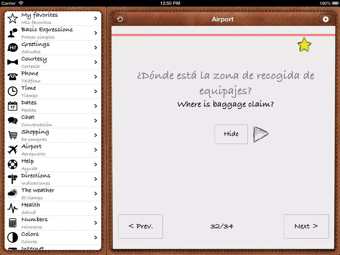 Learn Spanish: Phrases, Vocabulary and Pronunciation iPad  Screenshots
