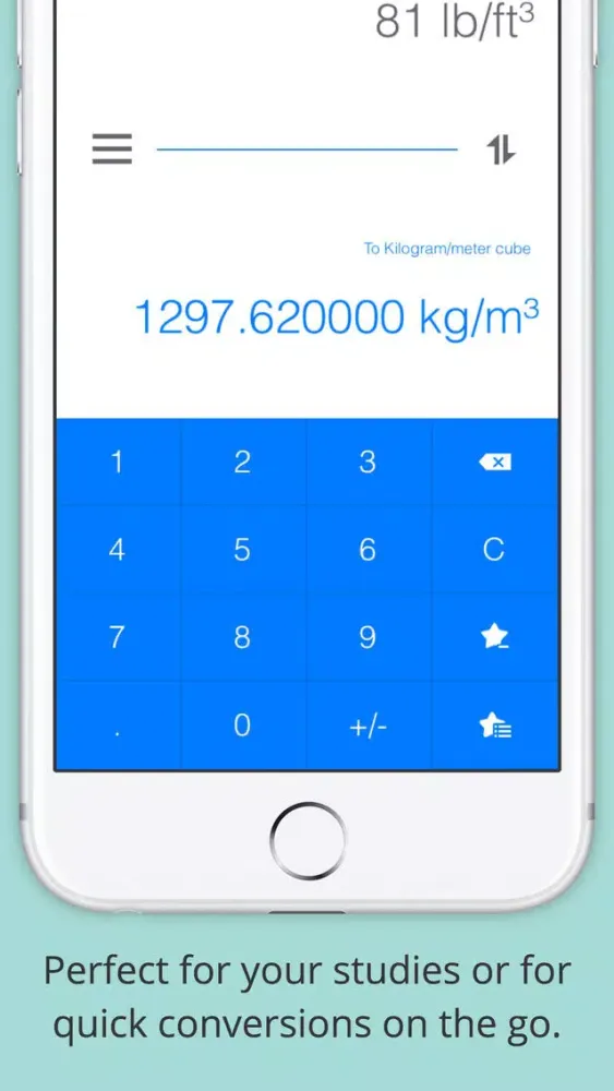 Tangkapan skrin Advanced Unit Converter for Science & Engineering