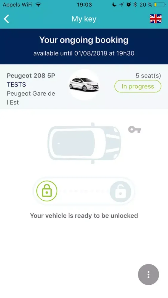 Tangkapan skrin FASTRENT