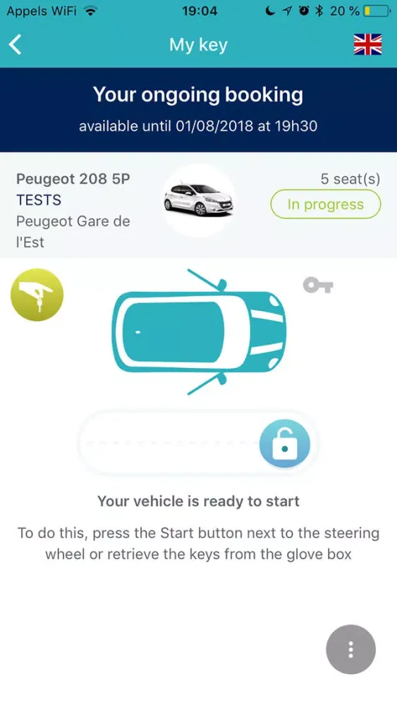 Tangkapan skrin FASTRENT