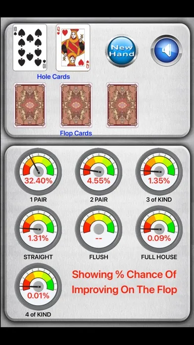 Next Street Poker Odds Screenshots