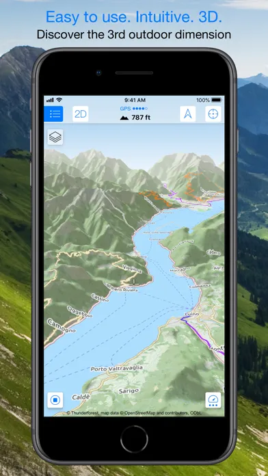 Maps 3D PRO - Hike & Bike स्क्रीनशॉट