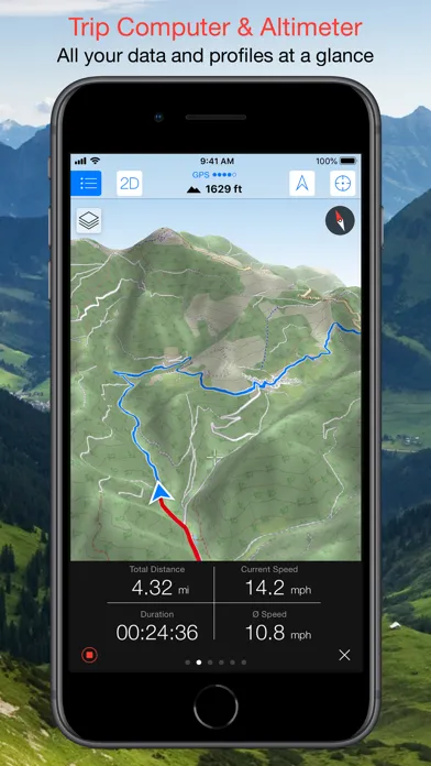 Maps 3D PRO - Hike & Bike स्क्रीनशॉट