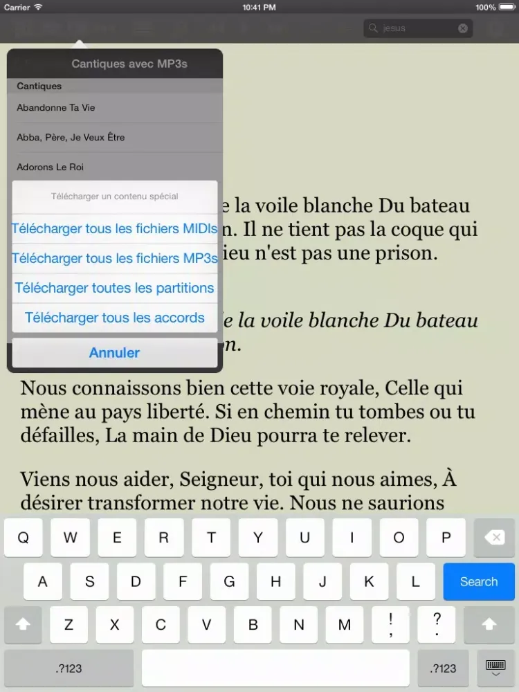 Скриншоты Hymnes et Louanges Adventistes PRO iPad 