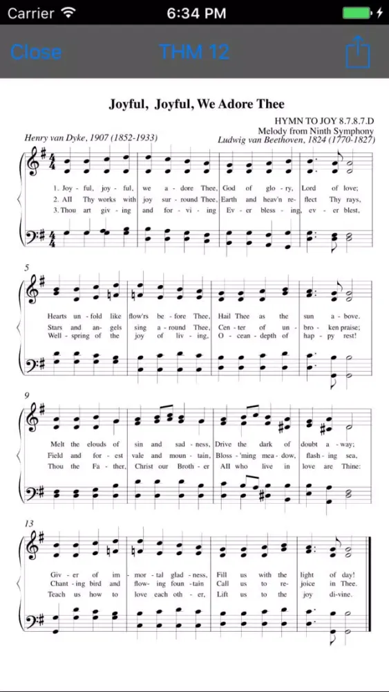 Capturas de pantalla de The Advent Hymnal