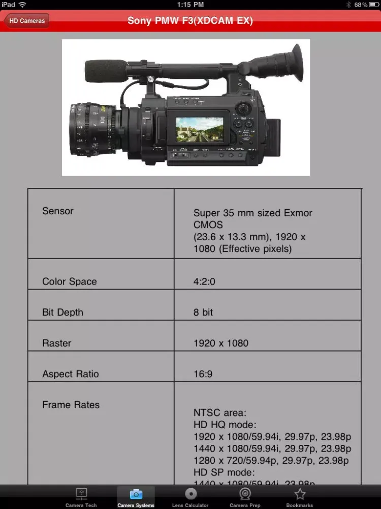 Pro Camera Guide iPad  Screenshots