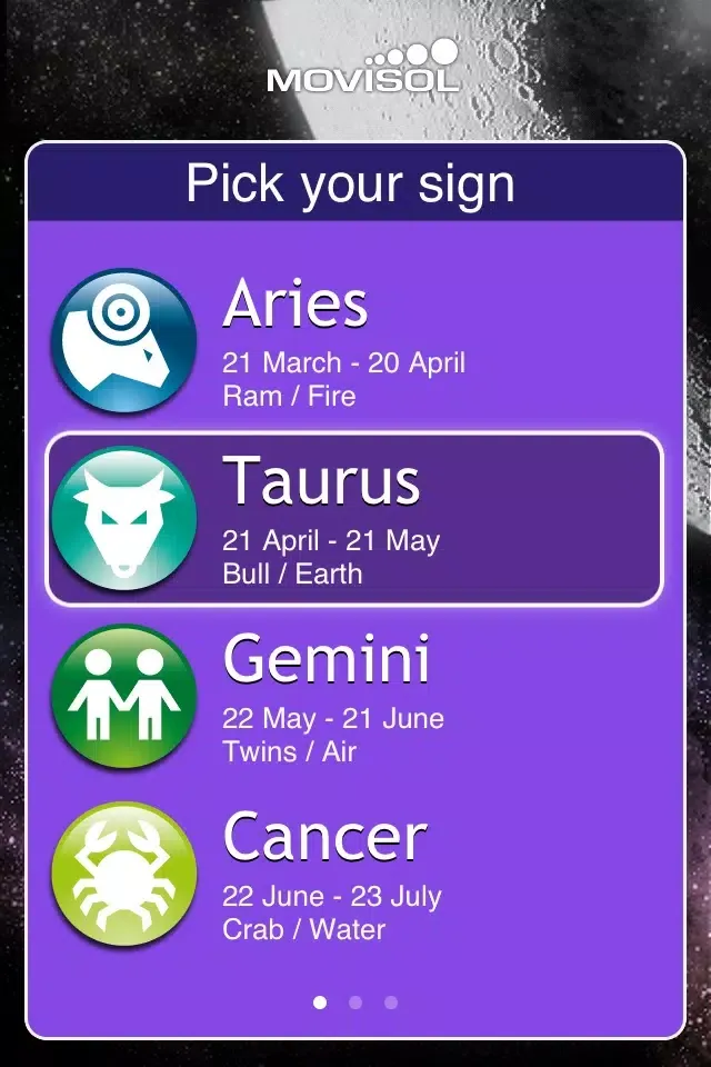 Ảnh chụp màn hình của Luck Horoscope: daily astrological prediction