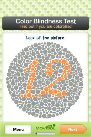 Color Blindness Test Lite سکرین شاٹس