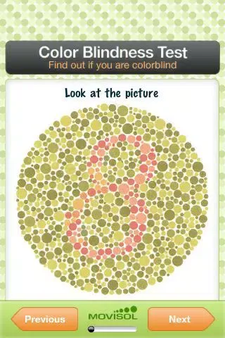 Color Blindness Test Lite سکرین شاٹس