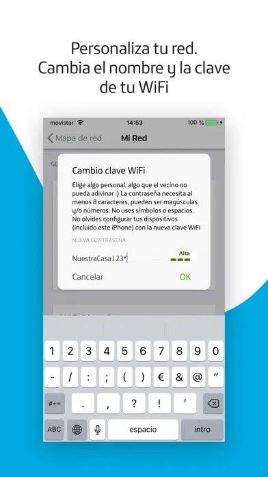 Ảnh chụp màn hình của Movistar Smart WiFi