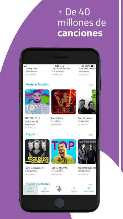 Movistar Música স্ক্রিনশট