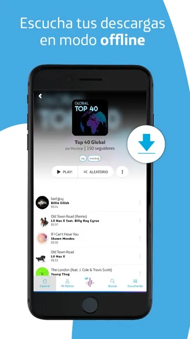 Movistar Música স্ক্রিনশট