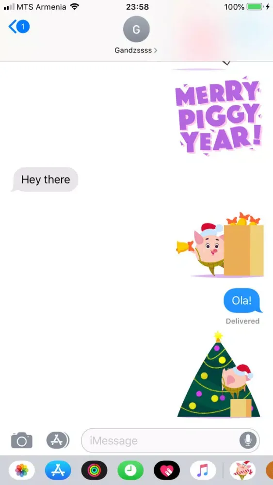 Christmas 2019 Piggy New Year स्क्रीनशॉट