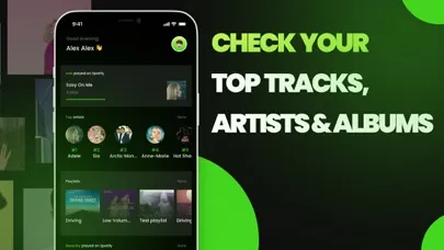 Capturas de tela do Stats for Spotify ·