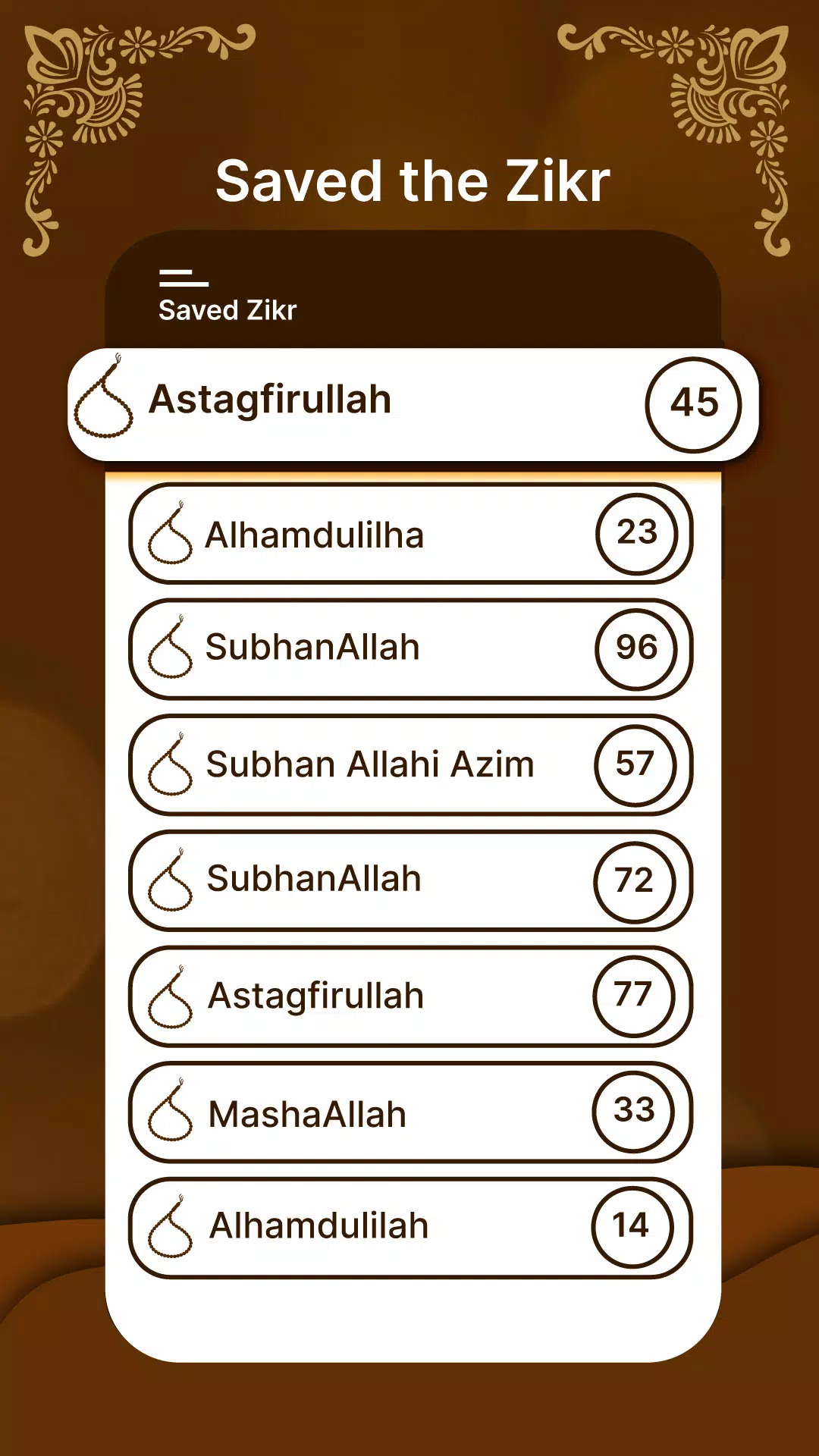 Smart Tasbih Counter Pro Screenshots