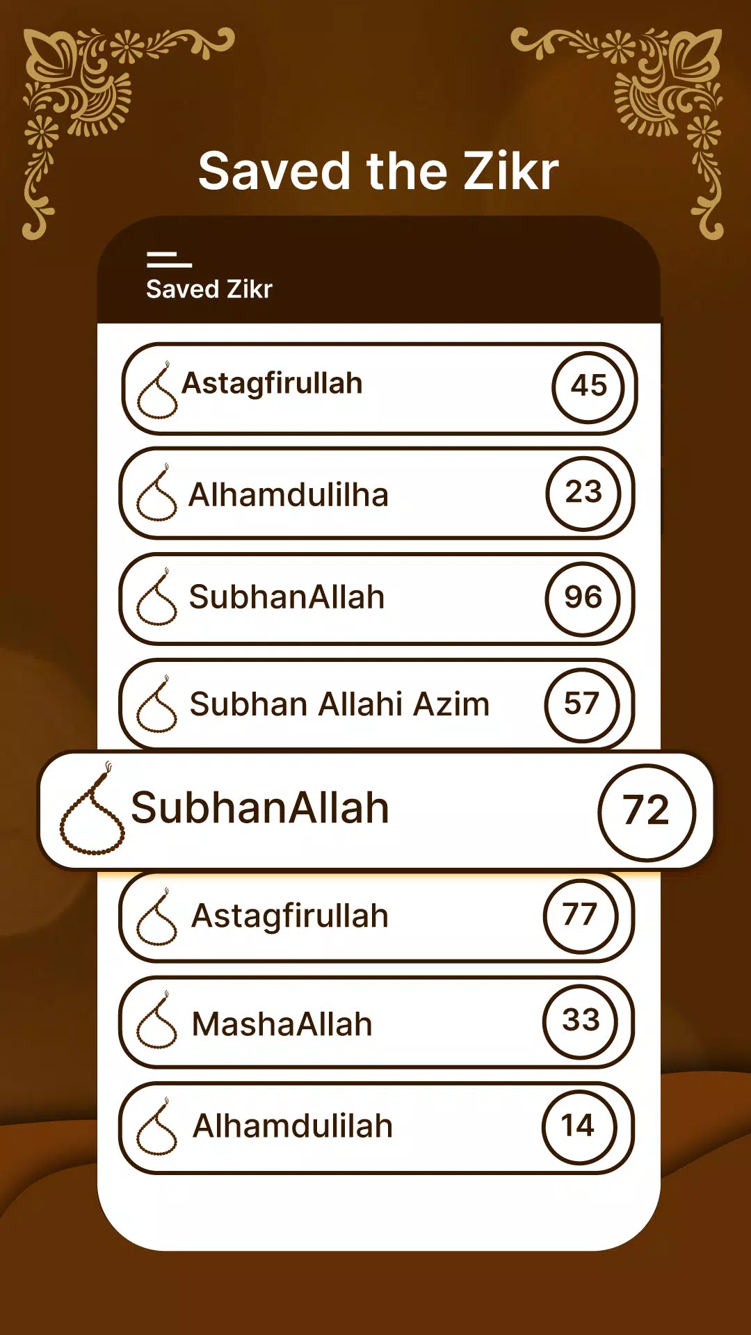 Smart Tasbih Counter Pro Screenshots