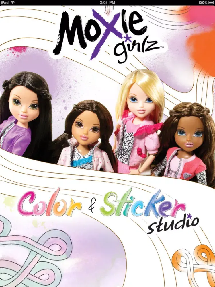 Captures d'écran de Moxie Girlz™ Color and Sticker Studio iPad 