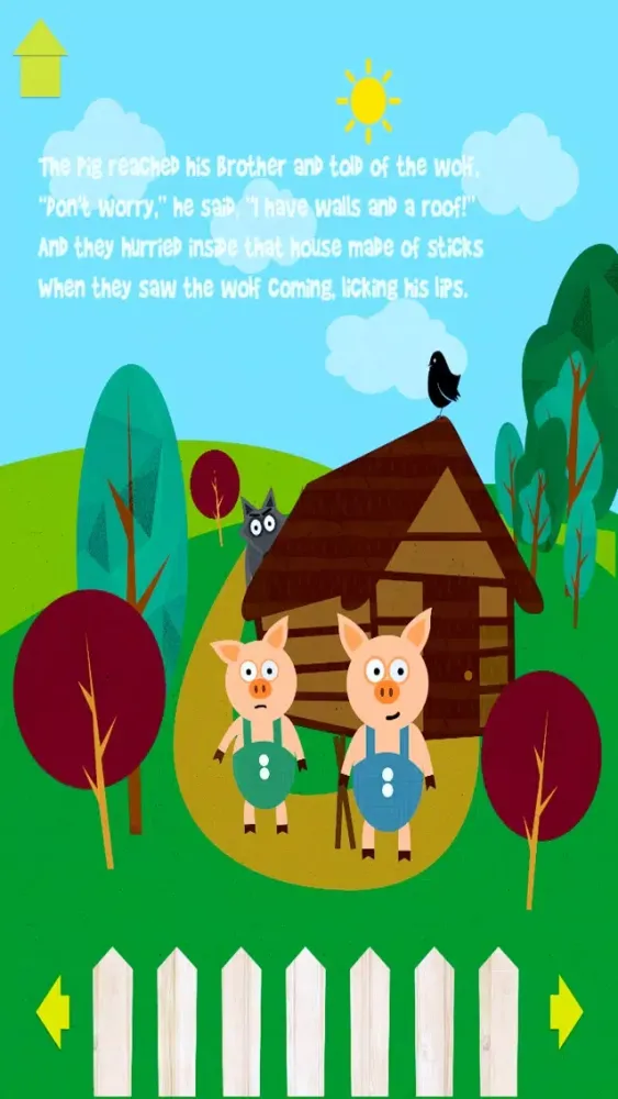 Capturas de tela do Nursery Rhymes: The Three Little Pigs