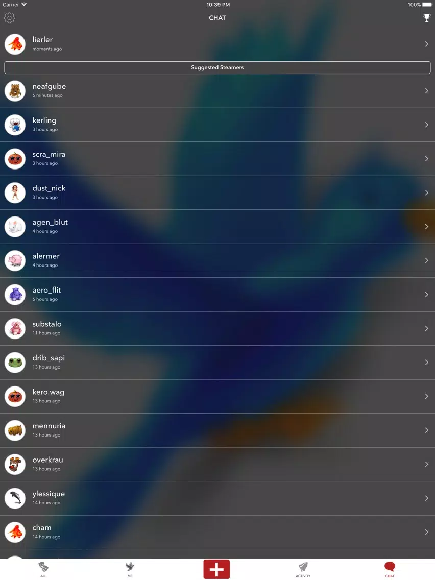 Steams - anonymous chat, share, date, video, text iPad  স্ক্রিনশট