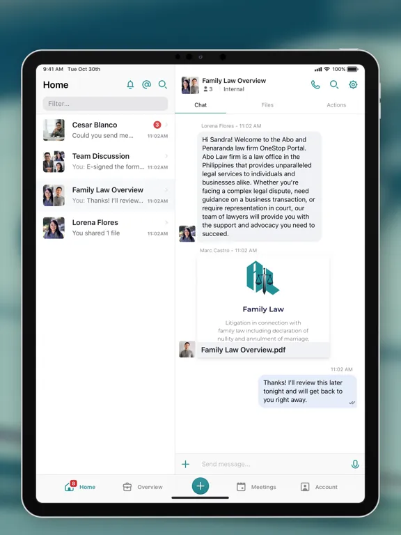 Abo Law Firm iPad  Screenshots