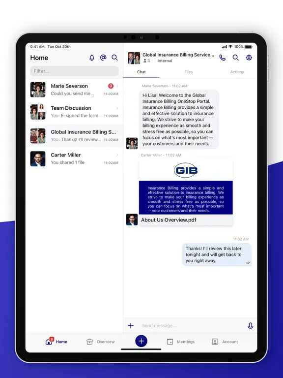 Global Insurance Billing iPad  سکرین شاٹس