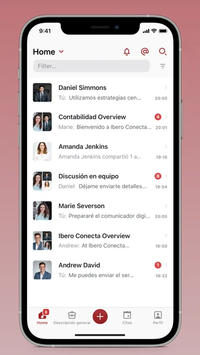 Screenshot di Ibero Conecta