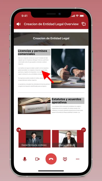 Screenshot di Ibero Conecta