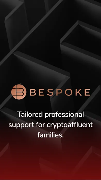 Capturas de tela do Bespoke Client Portal