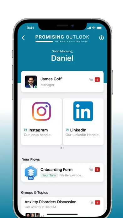 Promising Outlook - iHealth Screenshots