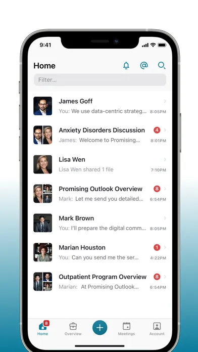Promising Outlook - iHealth Screenshots